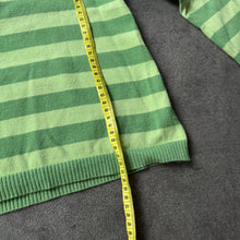 Lade das Bild in den Galerie-Viewer, Vintage 2000s Green Striped Ladies Hoodie (S)