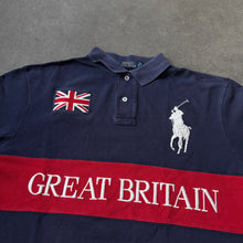 Load image into Gallery viewer, Ralph Vintage Vintage Great Britain UK Polo T-Shirt (L)