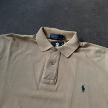 Load image into Gallery viewer, Ralph Vintage Vintage Polo T-Shirt Beige Green (S)