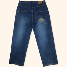 Load image into Gallery viewer, Sir Benni Miles Embroidered Hip Hop Baggy Jeans (XXL)