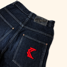 Load image into Gallery viewer, Karl Kani Embroidered Hip Hop Baggy Jeans (S)