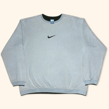 Load image into Gallery viewer, Nike 2000s Embroidered Middle Swoosh Crewneck Sweater (XL)