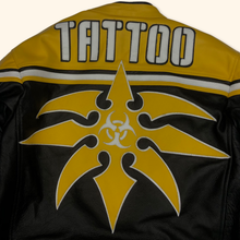 Lade das Bild in den Galerie-Viewer, Tattoo Virus Vintage Y2k Racing Leather Jacket (M)