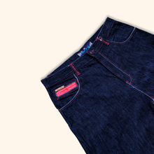 Load image into Gallery viewer, Raw Blue Baggy Jeans (XL)