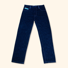 Load image into Gallery viewer, Raw Blue Baggy Jeans (XL)