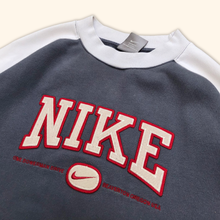 Load image into Gallery viewer, Nike Embroidered Swoosh Sweater (XS)