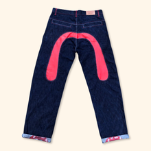 Load image into Gallery viewer, Raw Blue Baggy Jeans (XL)