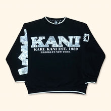 Lade das Bild in den Galerie-Viewer, Karl Kani Vintage Embroidered Oversized Dollar Sweater (XL)