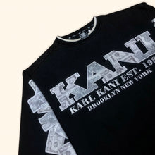 Lade das Bild in den Galerie-Viewer, Karl Kani Vintage Embroidered Oversized Dollar Sweater (XL)