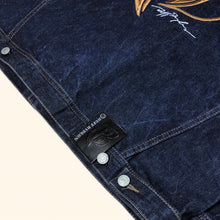 Load image into Gallery viewer, Ruff Ryders RARE Embroidered Oversized Hip Hop Jeans Jacket (XL)
