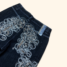 Load image into Gallery viewer, Dada Supreme Embroidered Hip Hop Baggy Jeans (L)