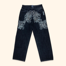 Load image into Gallery viewer, Dada Supreme Embroidered Hip Hop Baggy Jeans (L)