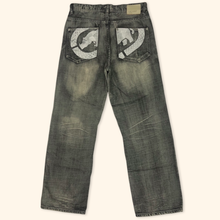 Load image into Gallery viewer, Ecko Unltd. Embroidered Hip Hop Baggy Jeans (L/XL)