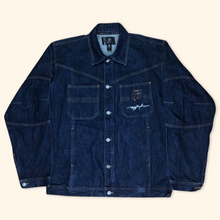 Load image into Gallery viewer, Ruff Ryders RARE Embroidered Oversized Hip Hop Jeans Jacket (XL)
