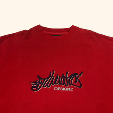 Load image into Gallery viewer, Illmatic 2000s Hip Hop Oversized Embroidered Graffiti Sweater (L)