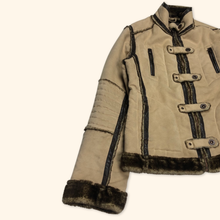 Lade das Bild in den Galerie-Viewer, Jet Lag 2000s Ladies Leatherette Jacket (M)