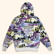 Load image into Gallery viewer, Southpole 2000s All Over Printed Graffiti Hip Hip Zipper (M/L)