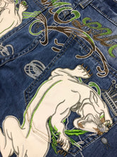 Load image into Gallery viewer, Kosmo Lupo 2000s Embroidered Straight Leg Jeans (XL)
