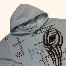 Lade das Bild in den Galerie-Viewer, Y2K Baby Blue Tribal Zipper (XS)