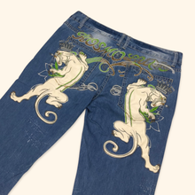Load image into Gallery viewer, Kosmo Lupo 2000s Embroidered Straight Leg Jeans (XL)