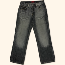 Load image into Gallery viewer, Reject Angel & Devil Y2k Straight Leg Jeans (M/L)