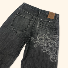 Load image into Gallery viewer, Vokal Embroidered Hip Hop Baggy Jeans (L/XL)