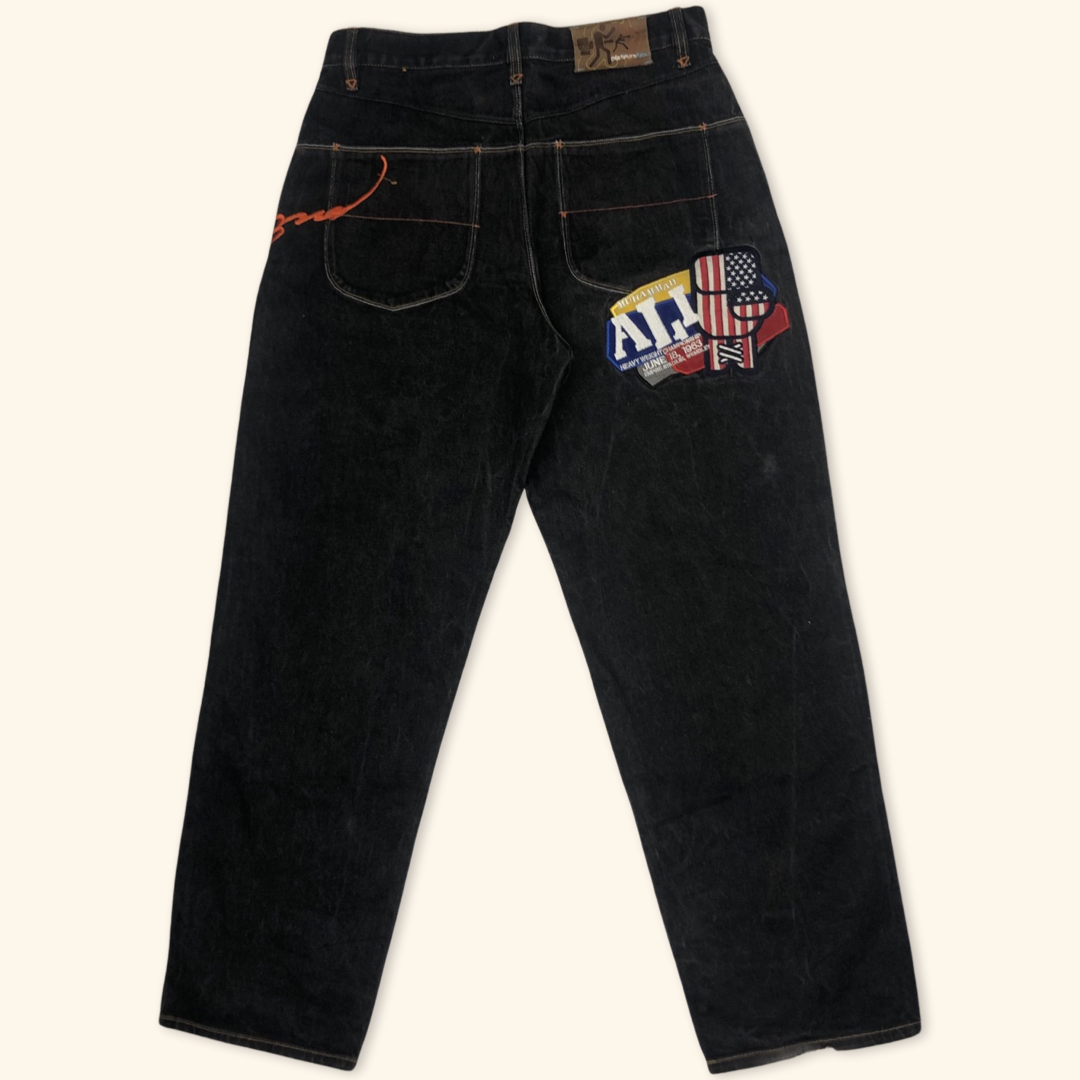 Fubu Platinum Muhammad Ali Baggy Jeans (XL) – haendmedown