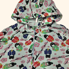 Lade das Bild in den Galerie-Viewer, Fishbone Japan Cherry Blossom All Over Printed Ladies Zipper (M)
