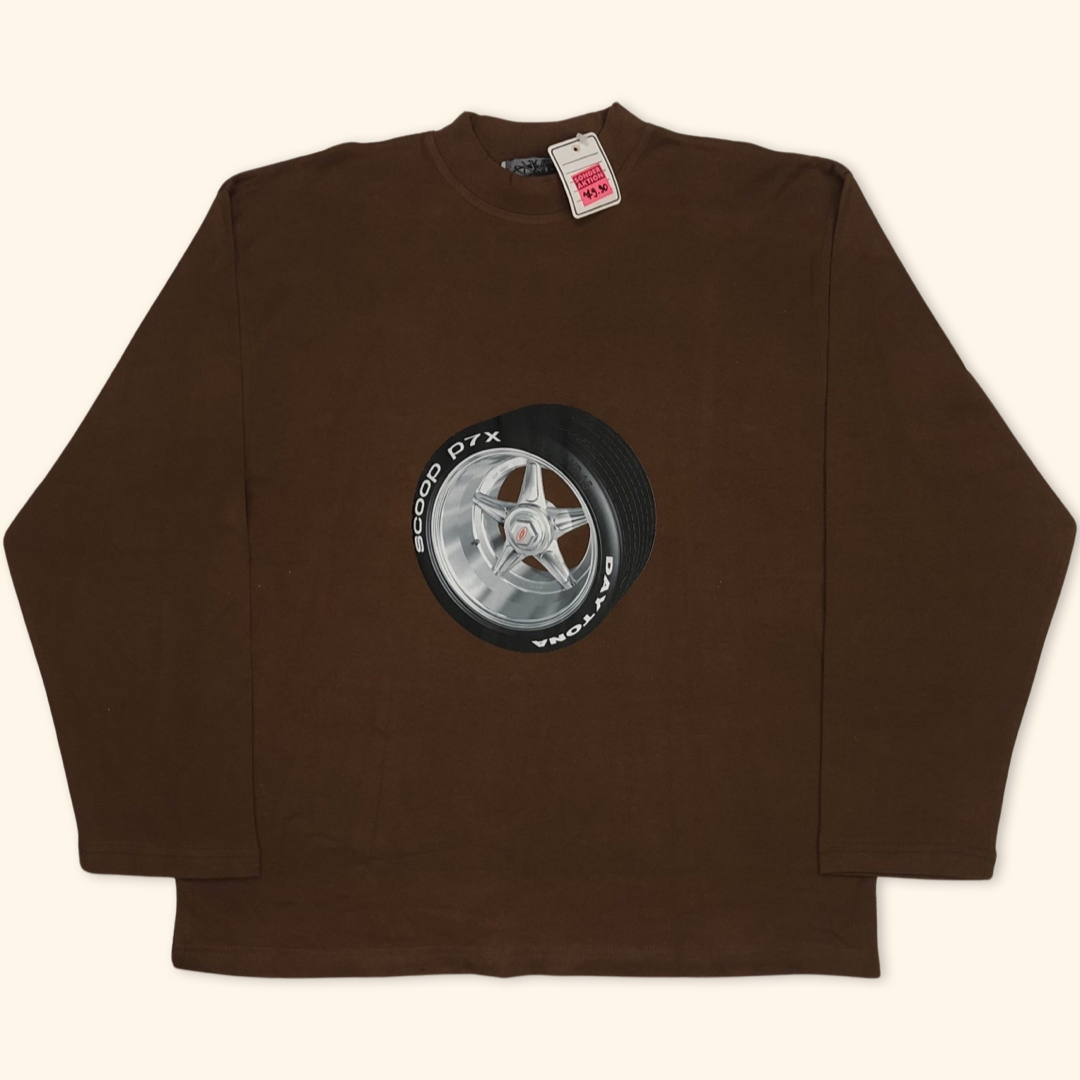 Vintage 90s Deadstock Scoop Tuning Sweater (L/XL)