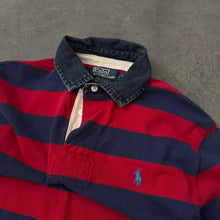 Lade das Bild in den Galerie-Viewer, Ralph Lauren Vintage Polo Rugby Sleeve (L)
