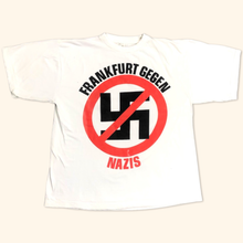 Load image into Gallery viewer, Vintage 1993 Single Sitch Frankfurt Gegen Nazis Festhalle T-Shirt (L)
