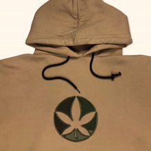 Load image into Gallery viewer, Vintage 90s Heavy Cotton Weed Hoodie (L)
