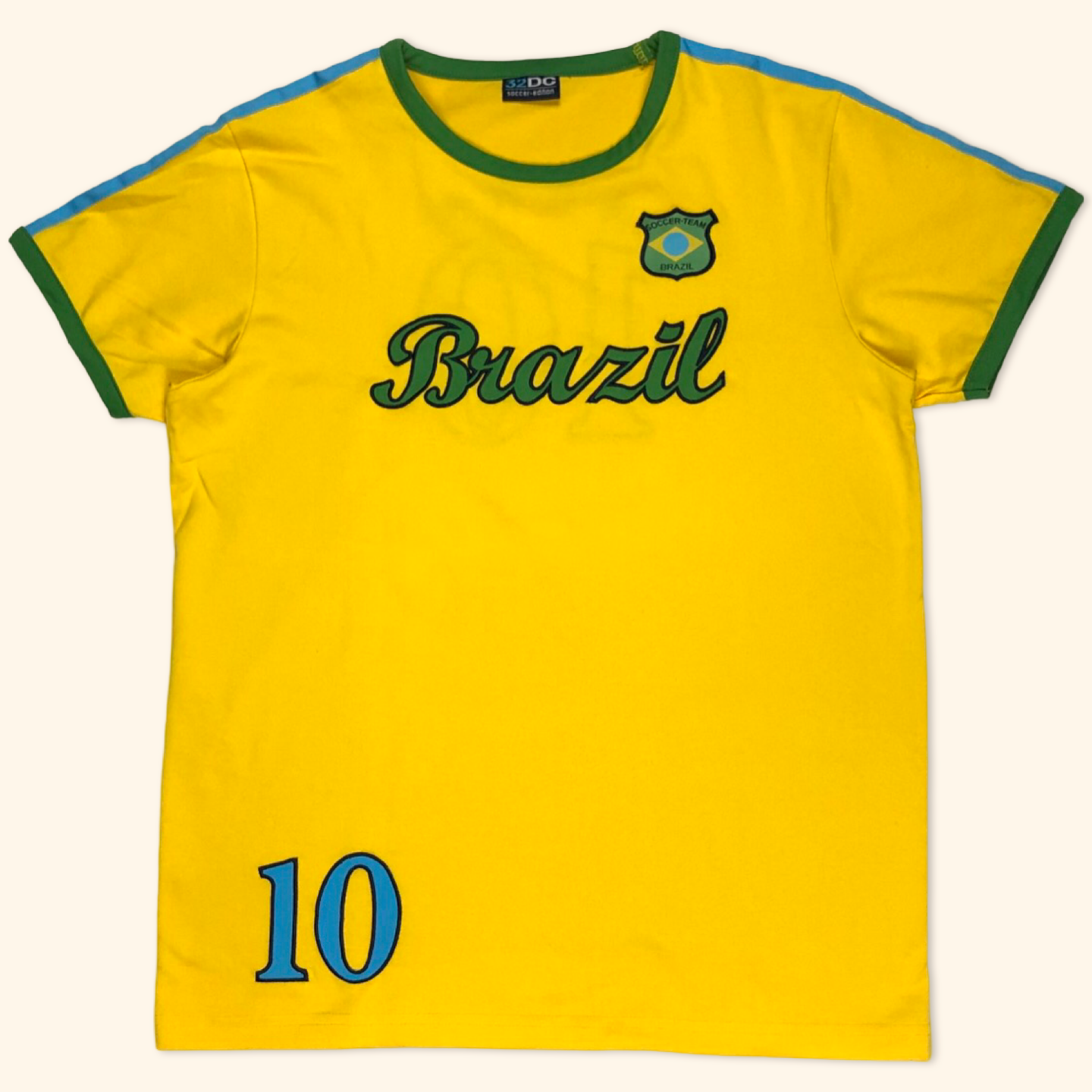 32DC Brazil Soccer Team 10 T-Shirt (M)