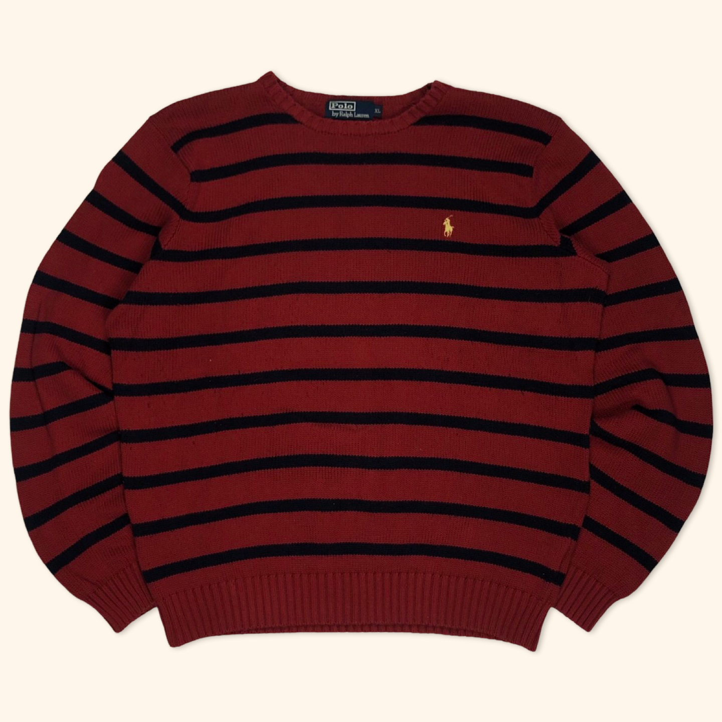 Ralph Lauren Vintage Oversized Knit Sweater (XL)