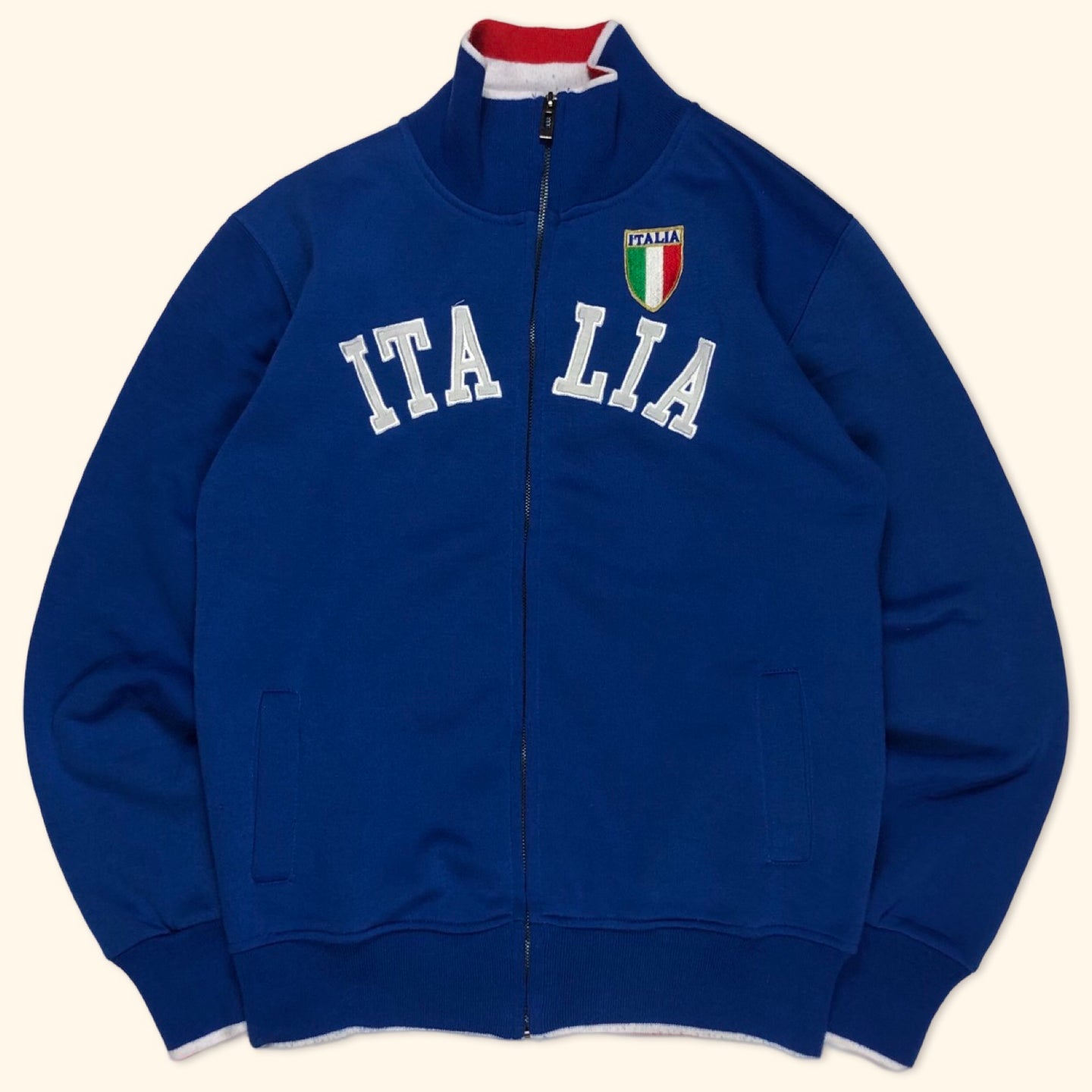 Italy 2000s Spell Out Zipper (M)