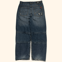 Load image into Gallery viewer, D-Star Denim Hip Hop 3 in 1 Baggy Jeans + 3/4 Jorts + Baggy Jorts (XL)
