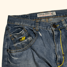 Load image into Gallery viewer, D-Star Denim Hip Hop 3 in 1 Baggy Jeans + 3/4 Jorts + Baggy Jorts (XL)
