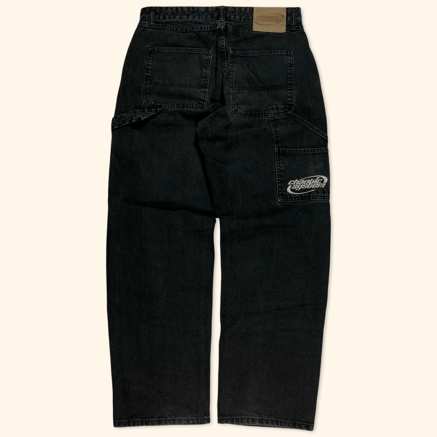 Fishbone Chaotic System Baggy Jeans (L)