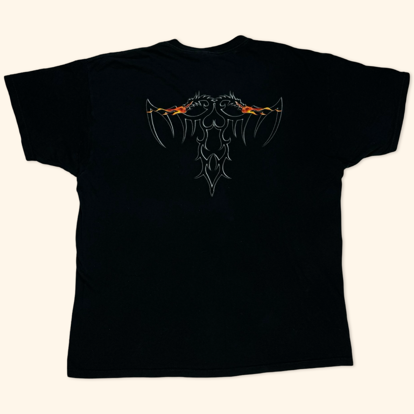 FOTL 2000s Tribal Dragon Heavy Cotton T-Shirt (XXL)