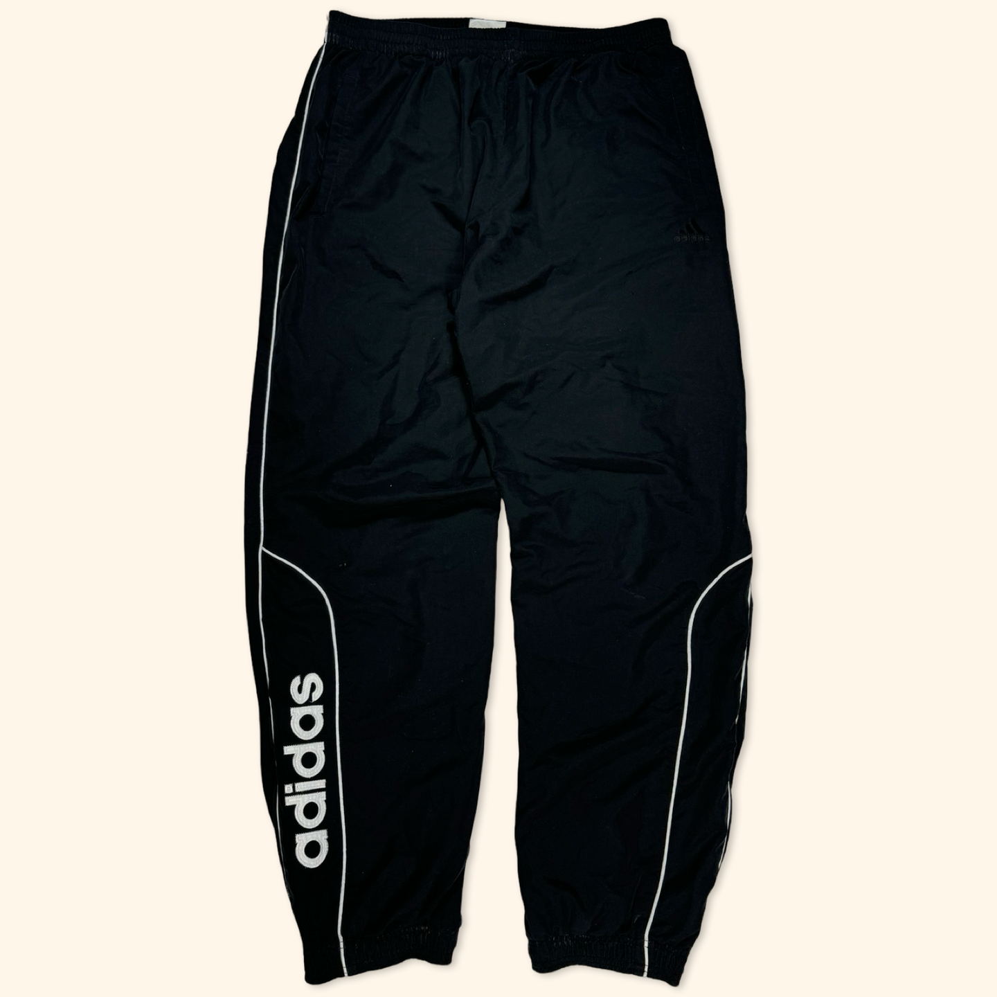 Adidas Vintage 2000s Track Pants Jogger (M/L)