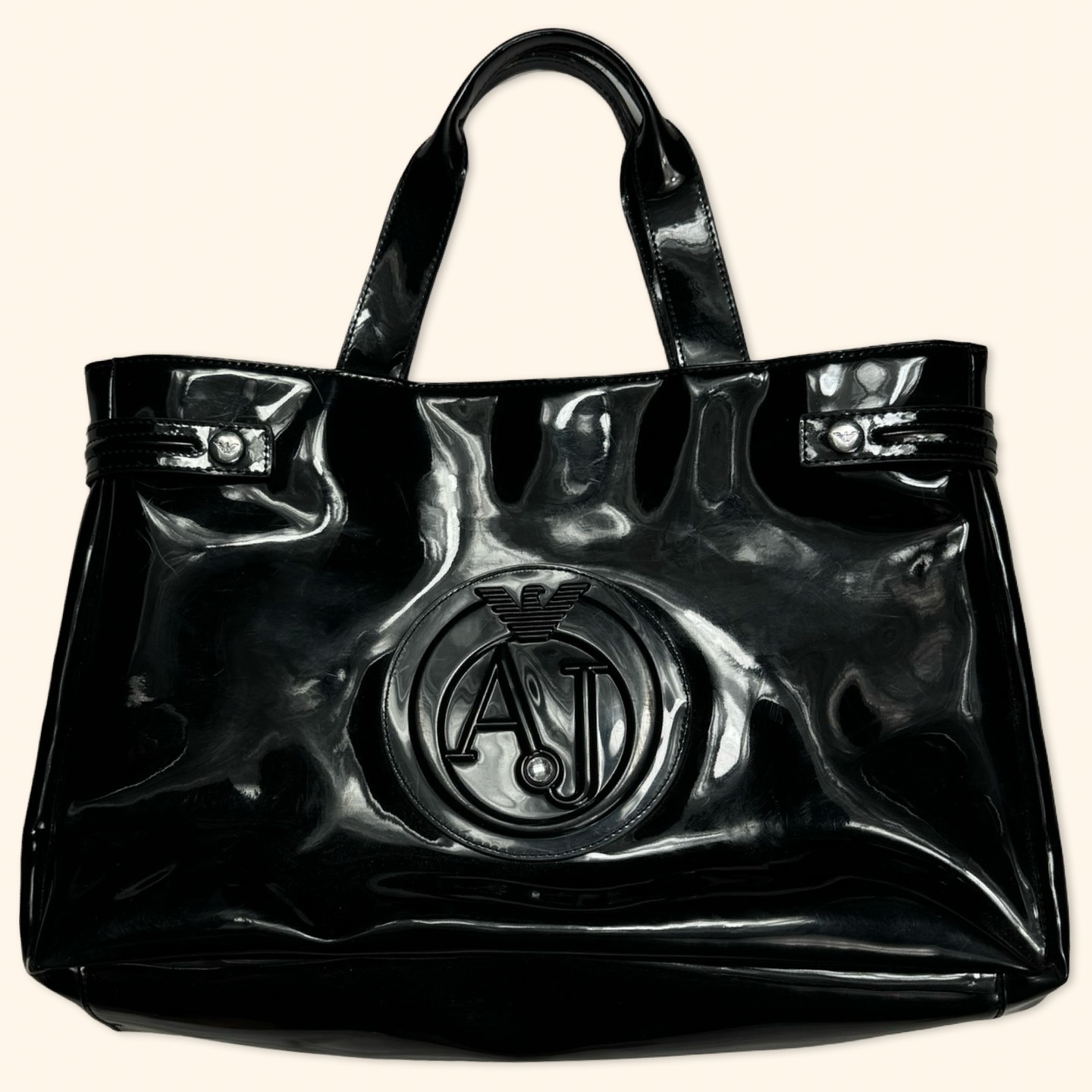 Armani Lacquer Leather Bag