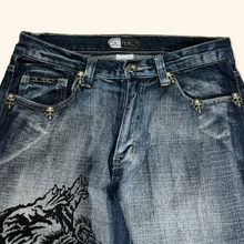 Lade das Bild in den Galerie-Viewer, Jil Fierely 2000s Printed Baggy Jeans (M/L)
