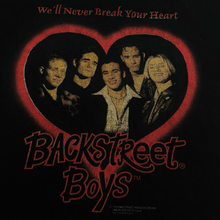 Lade das Bild in den Galerie-Viewer, Back Street Boys We`ll Never Breack Your Heart Vintage 1996 T-Shirt (M/L)
