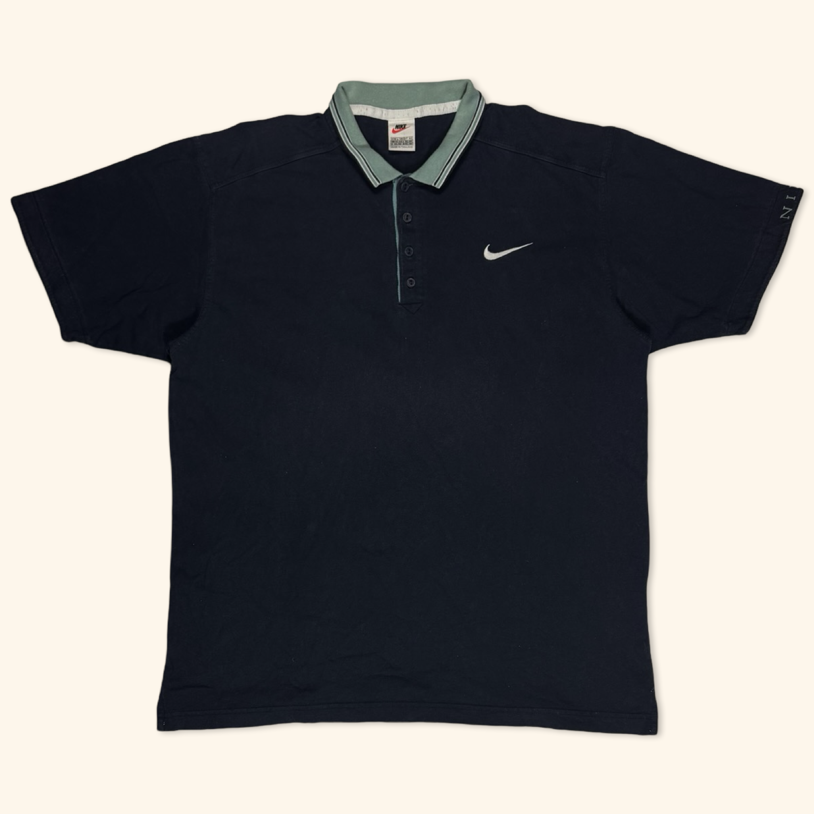 Nike Vintage 90s White Tag Polo Shirt (L/XL) – haendmedown