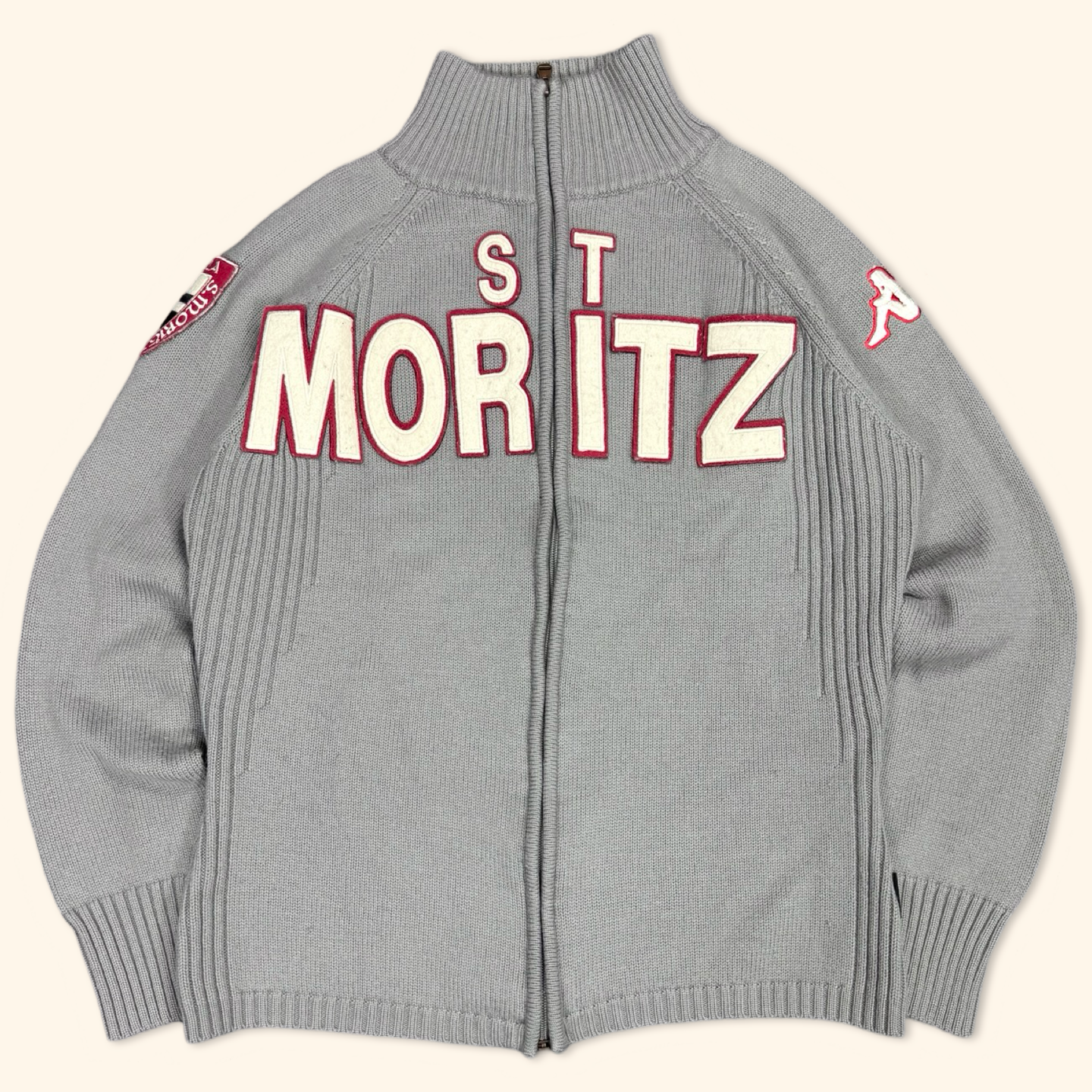 Kappa Vintage 2000s St. Moritz Wool Zipper (L)