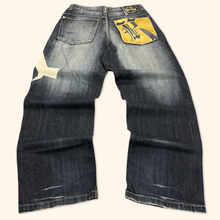 Load image into Gallery viewer, Karl Kani 2000s Embroidered Hip Hop Baggy Jeans (M)
