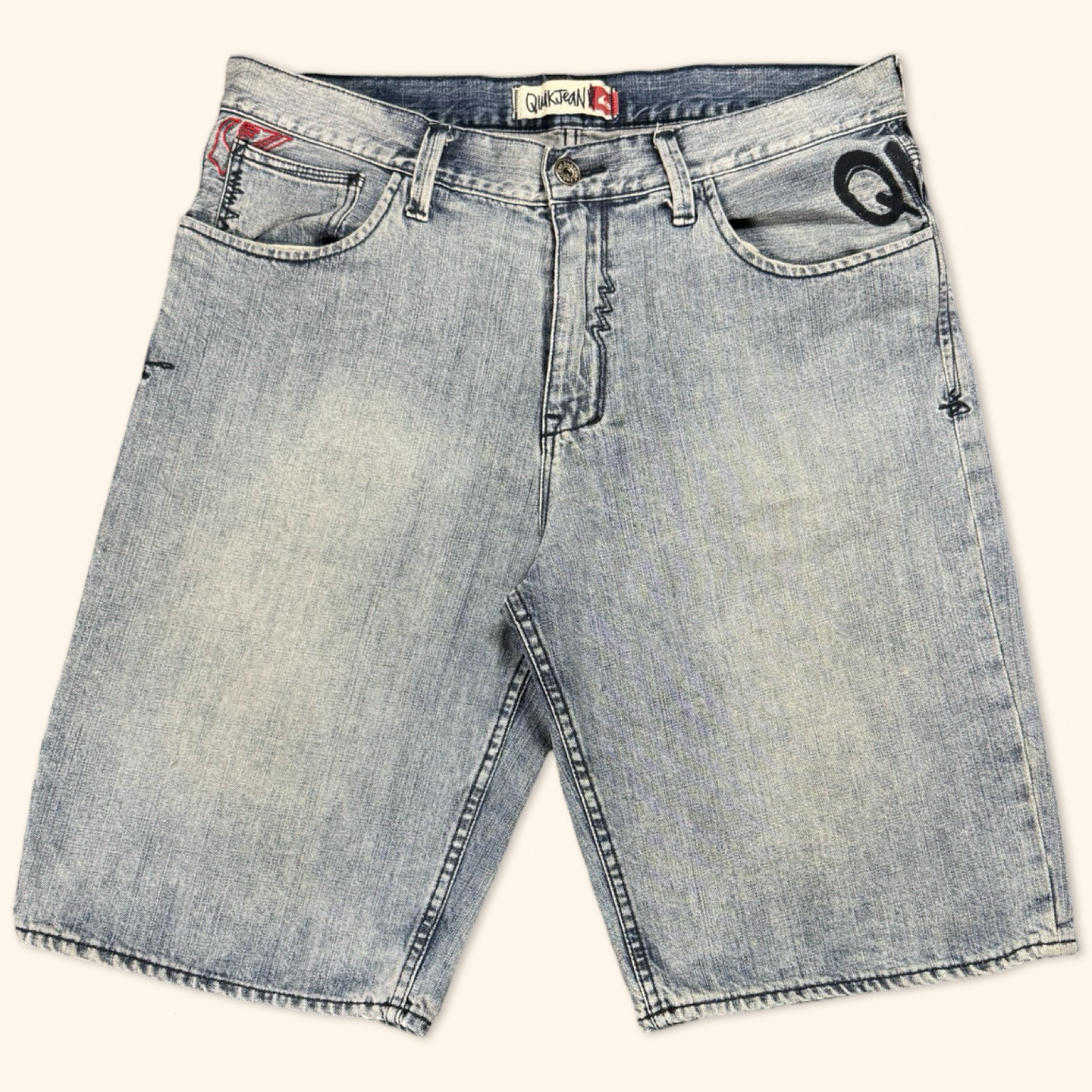 Quiksilver 2000s Spell Out Shorts (L)
