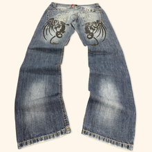 Load image into Gallery viewer, Angel &amp; Devil Y2k Ladies Straight Leg Jeans (L)
