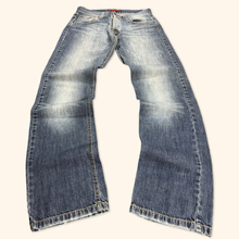 Load image into Gallery viewer, Angel &amp; Devil Y2k Ladies Straight Leg Jeans (L)
