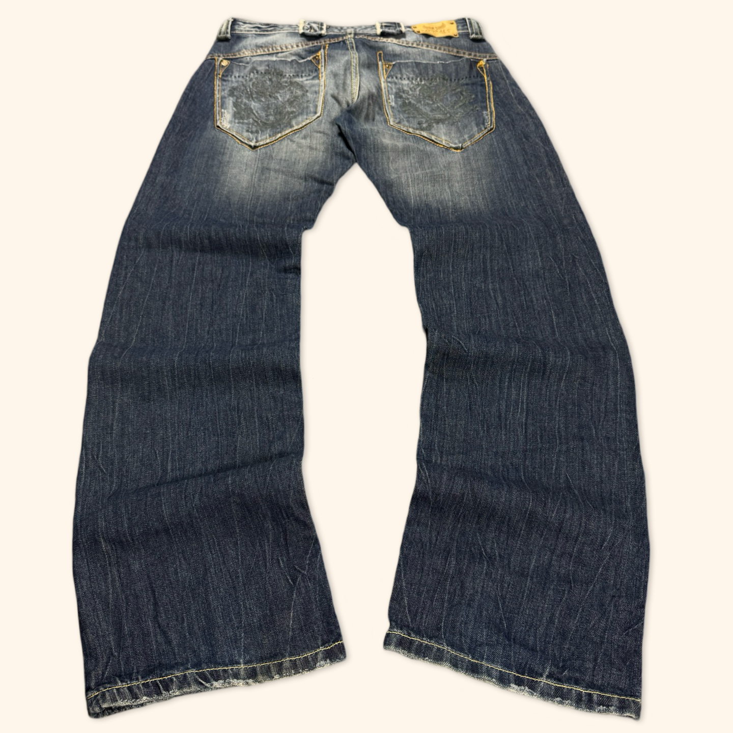 Kaporal 2000s Dragon Straight Leg Jeans (M/L)